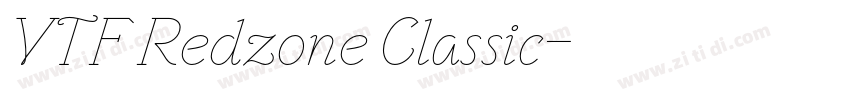 VTF Redzone Classic字体转换